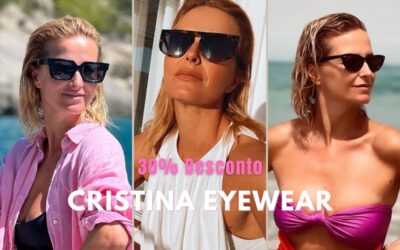 OPORTUNIDADE ÚNICA: óculos Cristina Eyewear com 30% desconto!