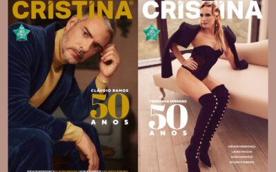 Cláudio Ramos e Fernanda Serrano protagonizam as capas da revista CRISTINA de Novembro