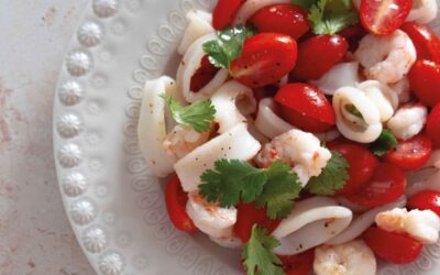 RECEITA: Salada de Frutos do Mar